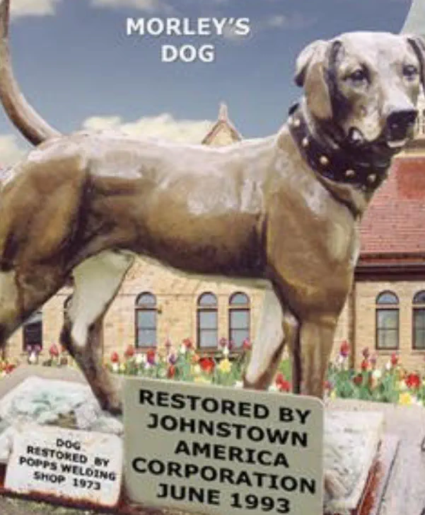 Cast Potmetal statue - Morley's Dog